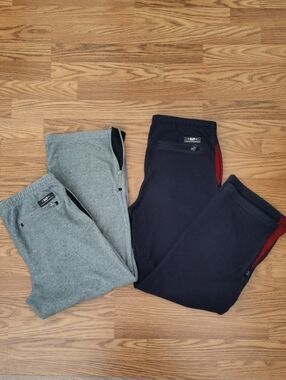 Two GAP Kid’s Sweatpants in Gray and Navy